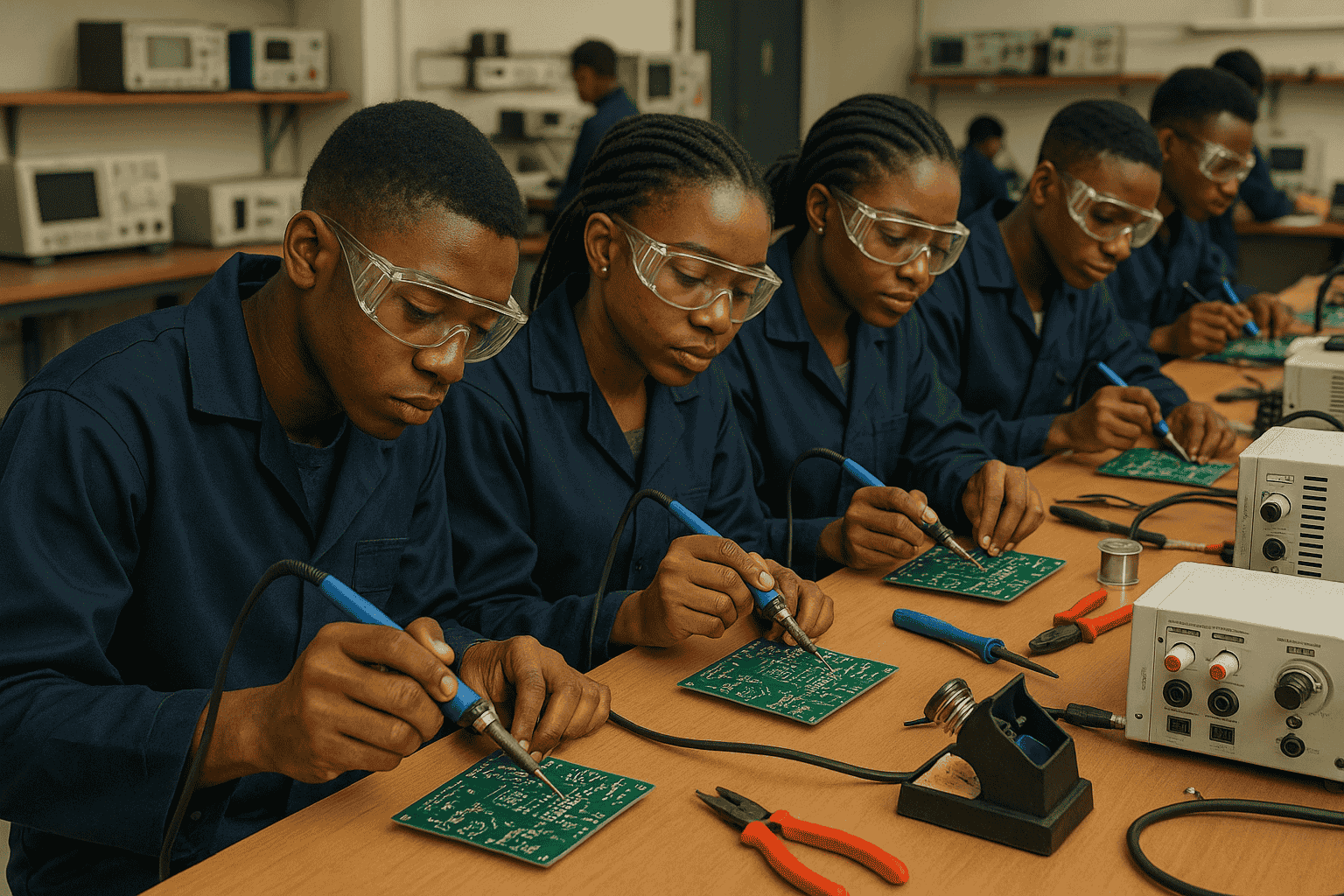 electronic lab_Students Soldering_400KB electronic lab_Students Soldering_400KB